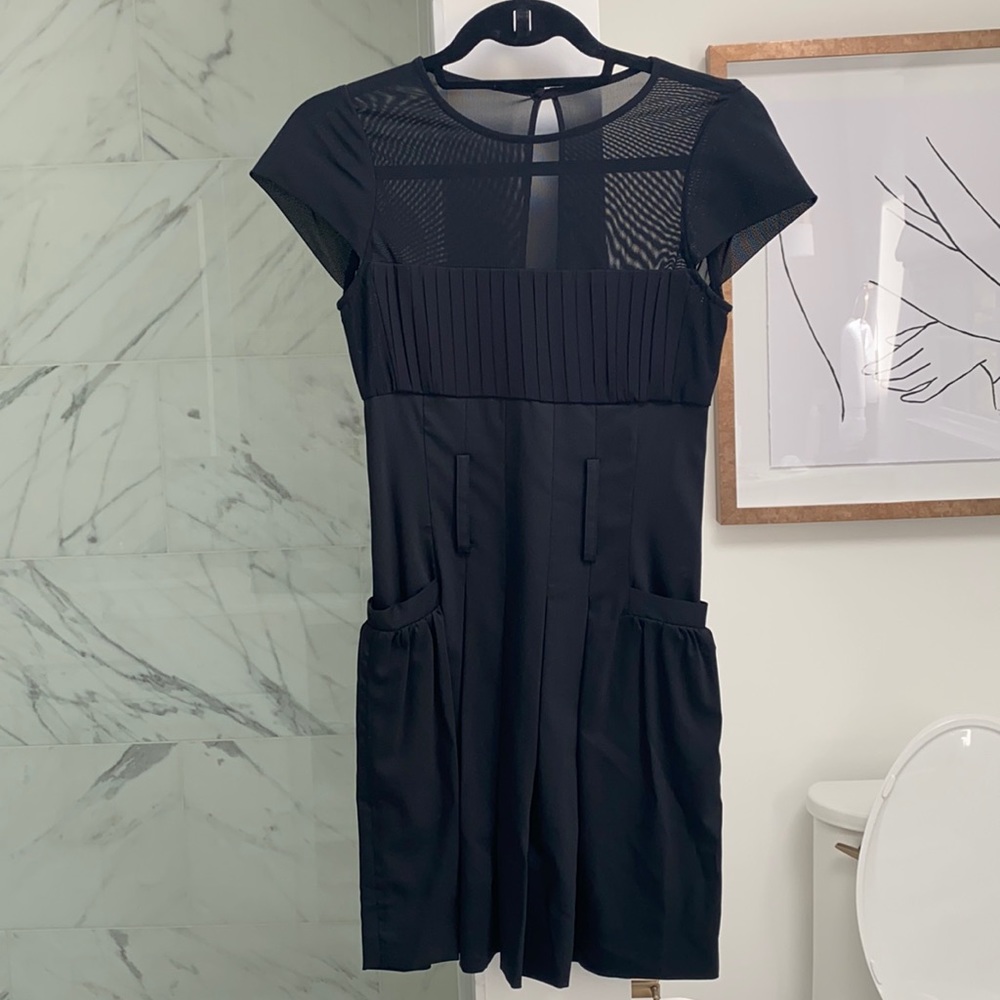 Alice and Olivia black dress
